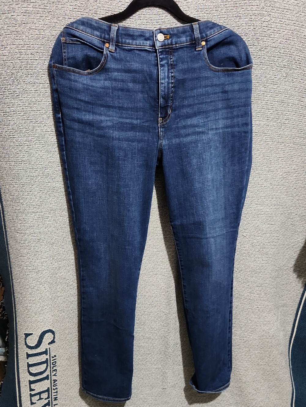 Talbots Slim Straight Dark Indigo Stretch Jeans